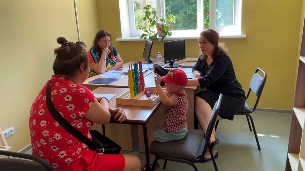 Родинне коло, Біляївка. У кабінеті логопеда та психолога
