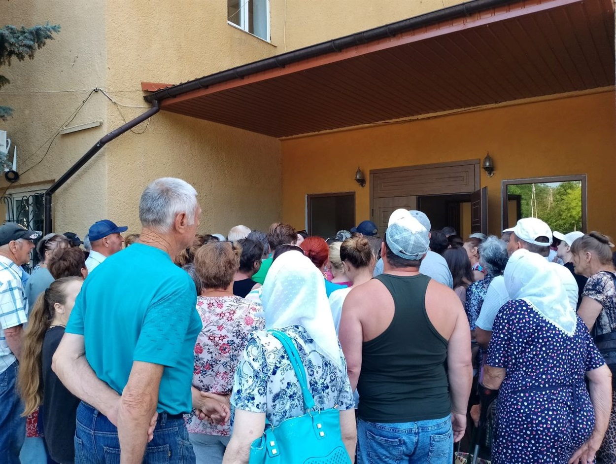 Під час першого візиту представників УВКБ ООН до Біляївки