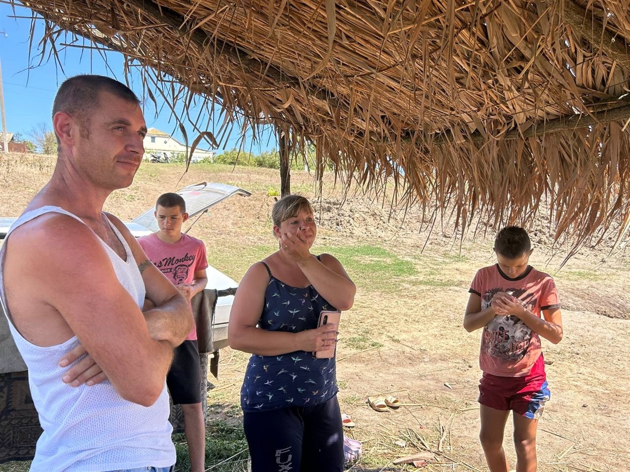 Мешканці села Кагарлик, які ініціювали облаштування ставка 