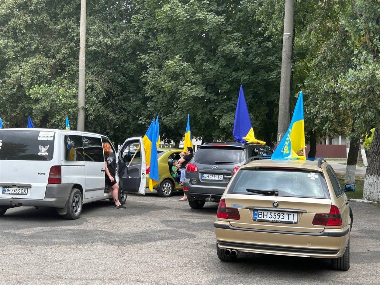 Патріотичний автопробіг до Дня Державного Прапору 2023 Біляївка