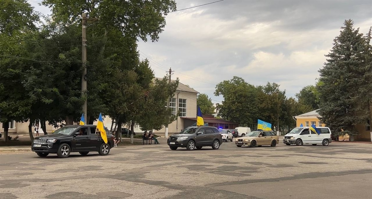 Патріотичний автопробіг до Дня Державного Прапору 2023 Біляївка