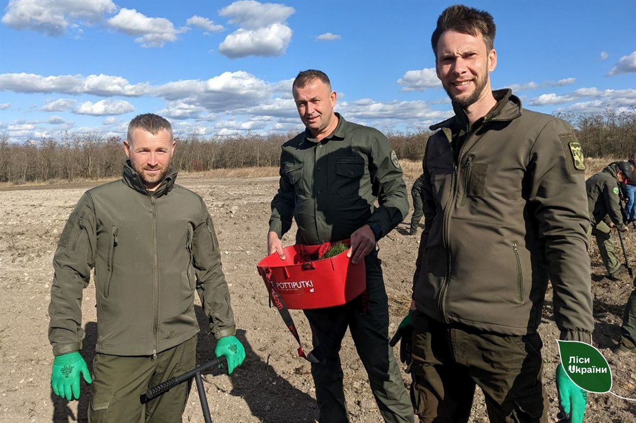 Висадка дерев на півдні України, 2023 