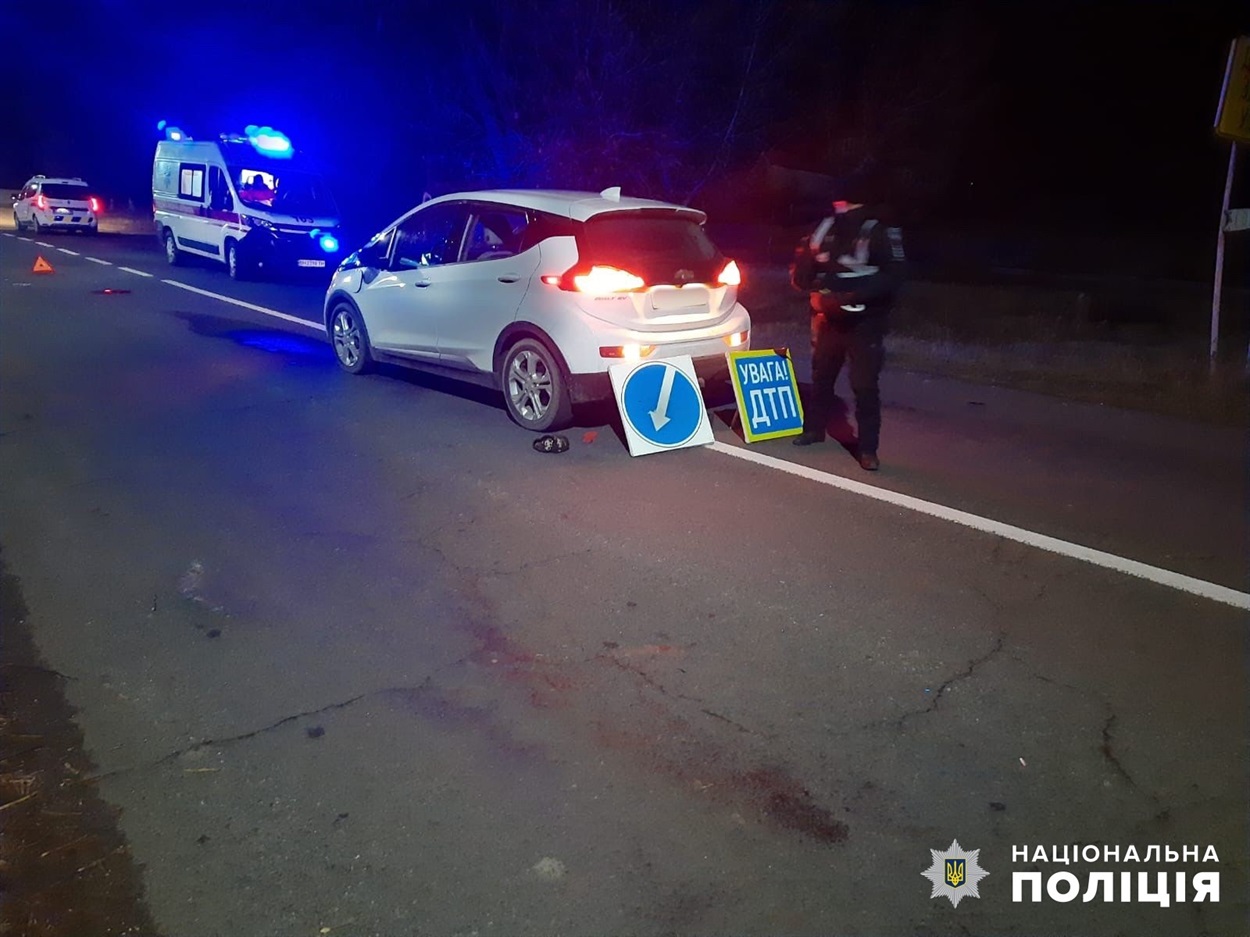 ДТП Одещина, наїхав на пішохода