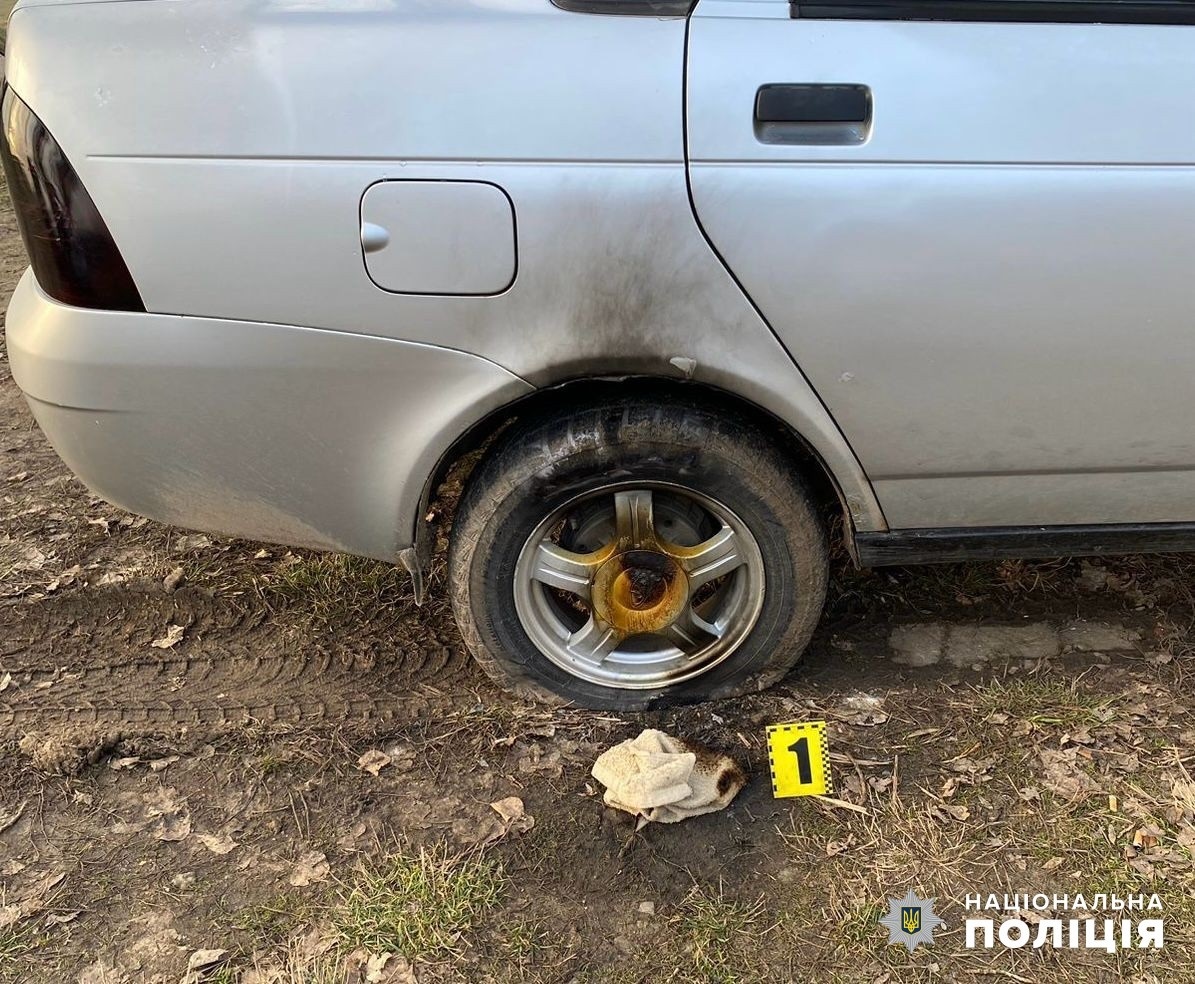 Підпалив авто дружини товариша Одещина