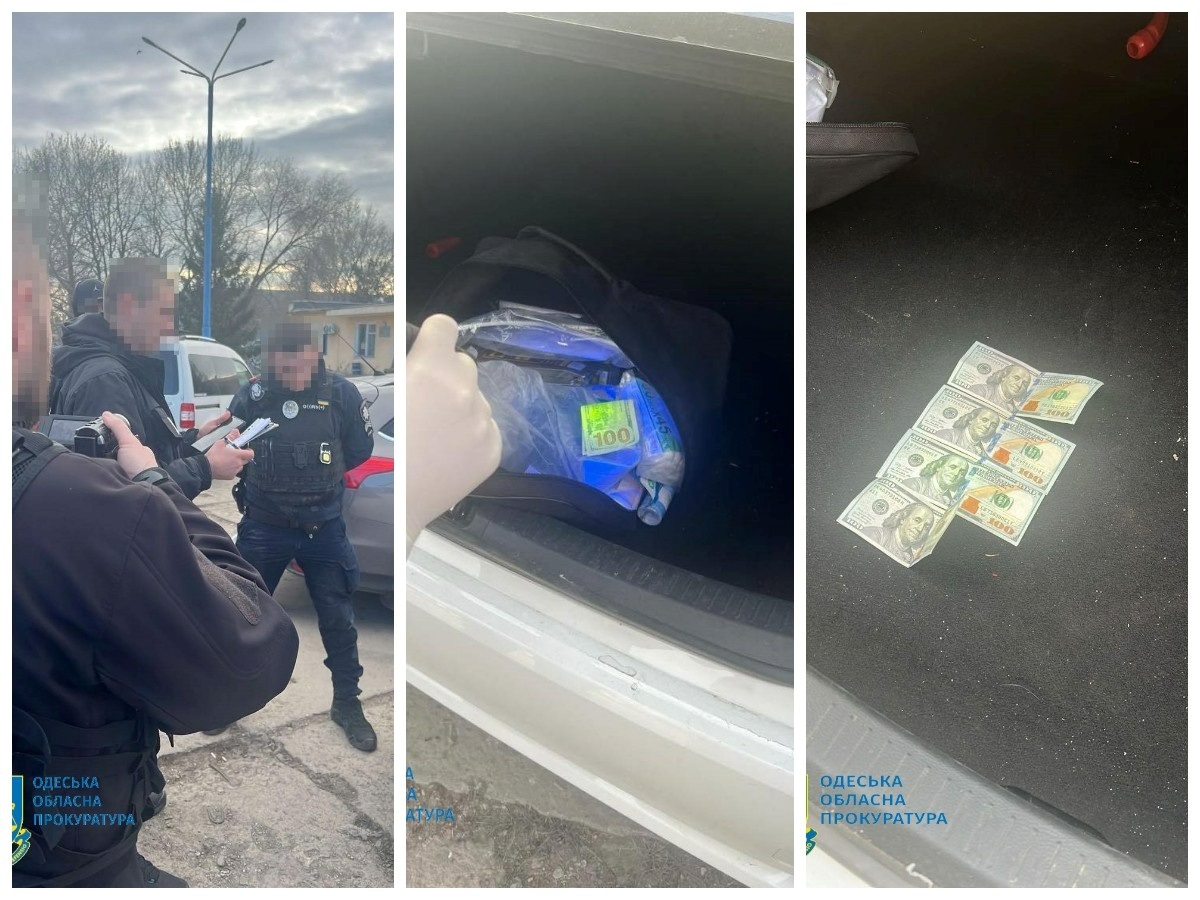 Затримали патрульного після отримання хабаря 