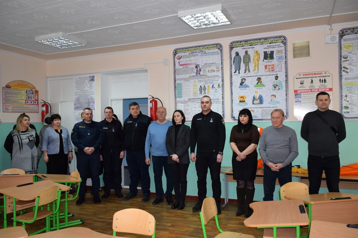 Відкрили клас безпеки Біляївка ліцей №1