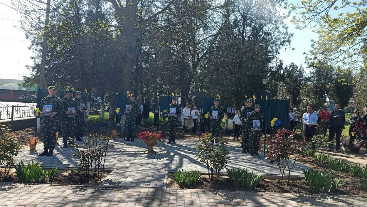 Відкриття стели пам'яті загиблим воїнам у Яськівській громаді