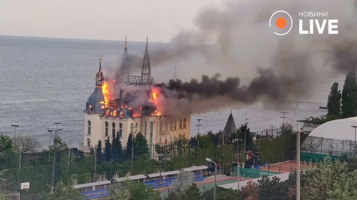 Наслідки ворожої атаки Одеса 29 квітня