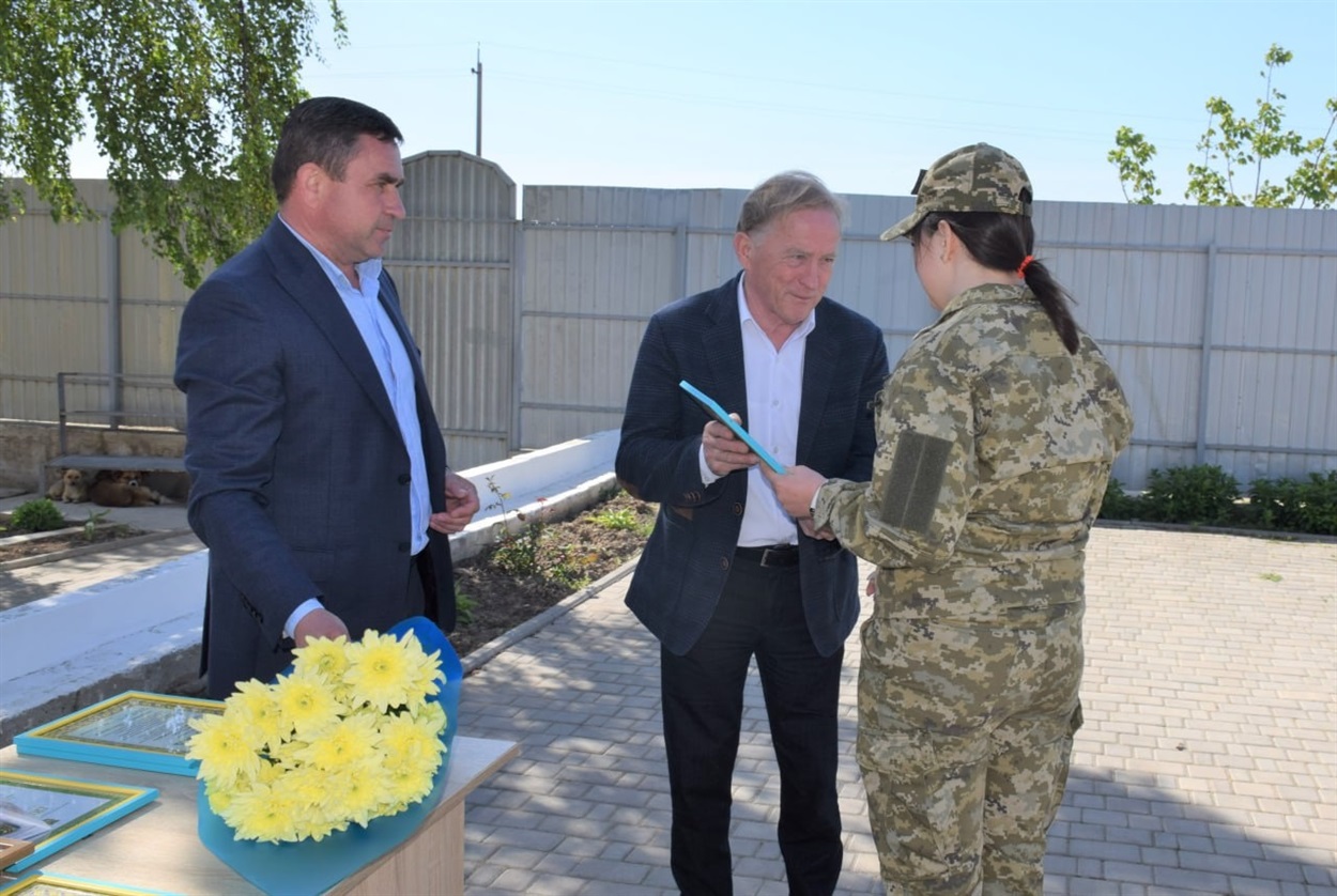 Привітали прикордонників Біляївська громада