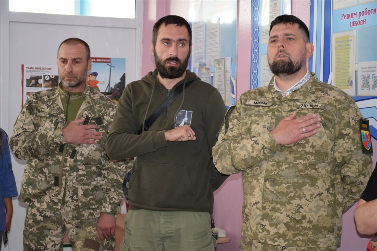 Відкриття меморіальної дошки загиблому воїну Біляївська громада