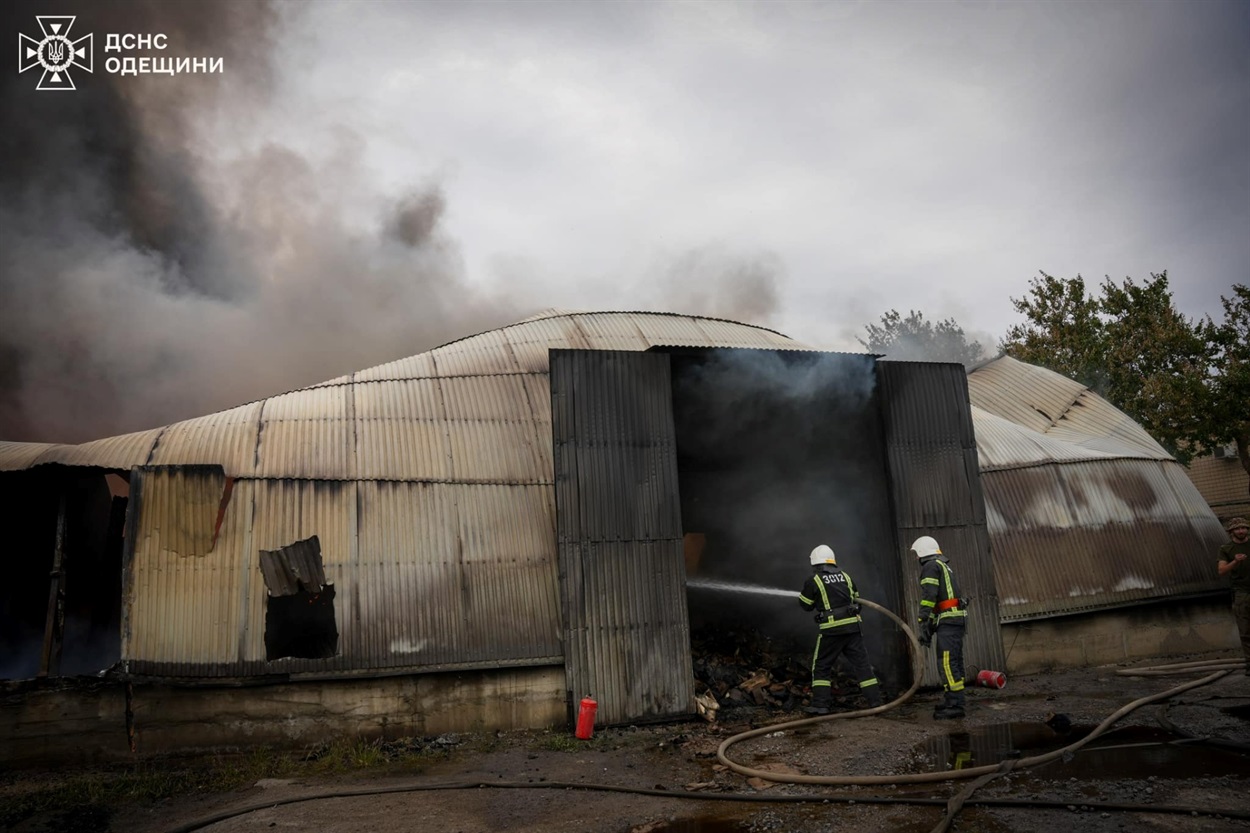 Пожежа на взуттєвому складі, Одеса 27 травня