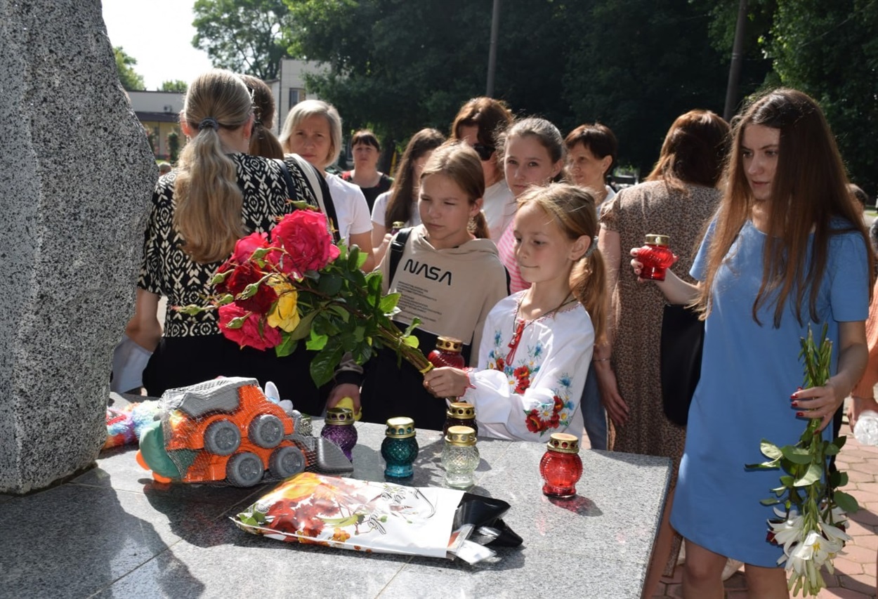 Вшанували пам’ять безвинно вбитих дітей Біляївка 2024