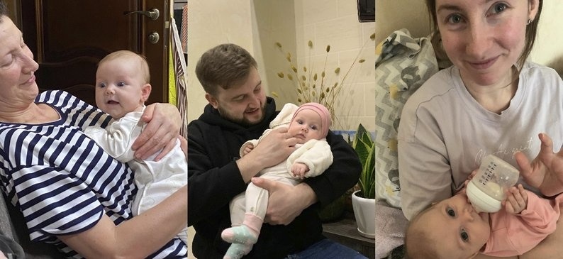 Валерія Глодан, її чоловік Юрій, донька Кіра та мама Людмила. Валерія Глодан, її чоловік Юрій, донька Кіра та мама Людмила.