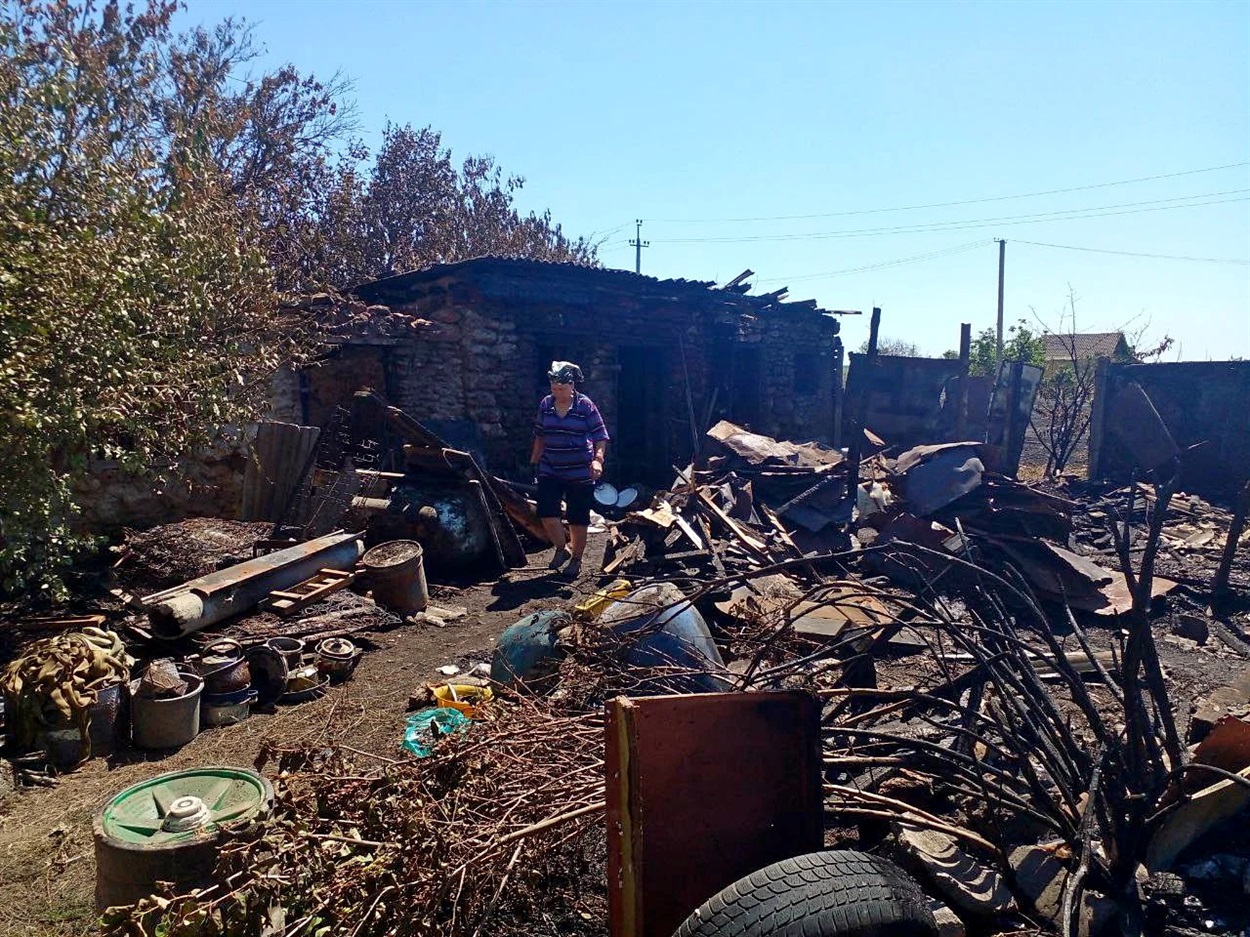 Наслідки пожежі Доброжанове Одеський район