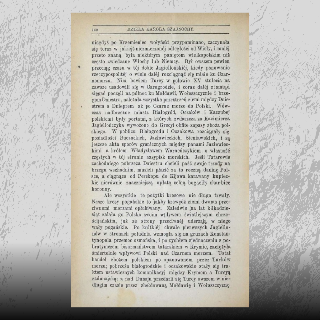 Історія про майновий спір між подільськими земельними магнатами Язловецькими 1442 року з польськими урядовцями за Пересип (один із сучасних районів Одеси)