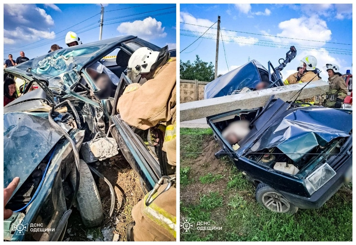 Аварія в селі Вигода Одеський район  