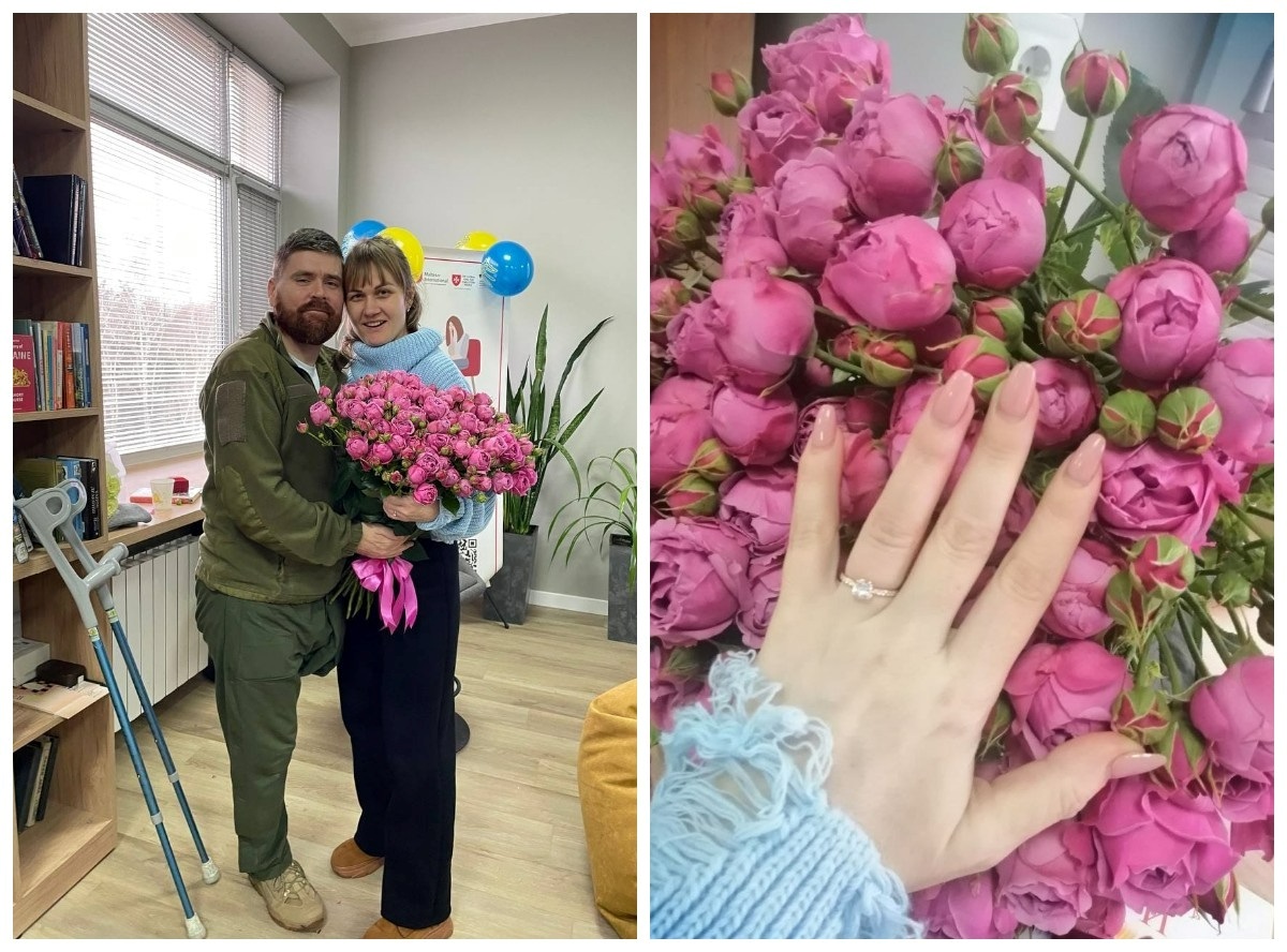 Віктор освідчився коханій у лікарні в Києві 