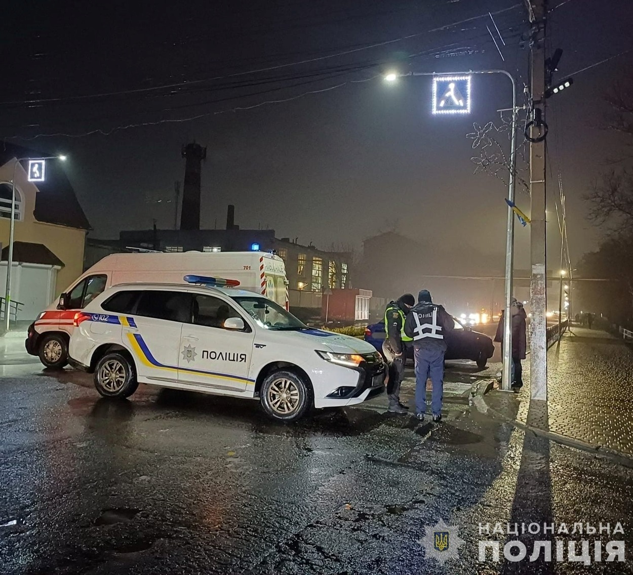 Фото з місця ДТП у місті Подільськ 29 листопада, Одещина 