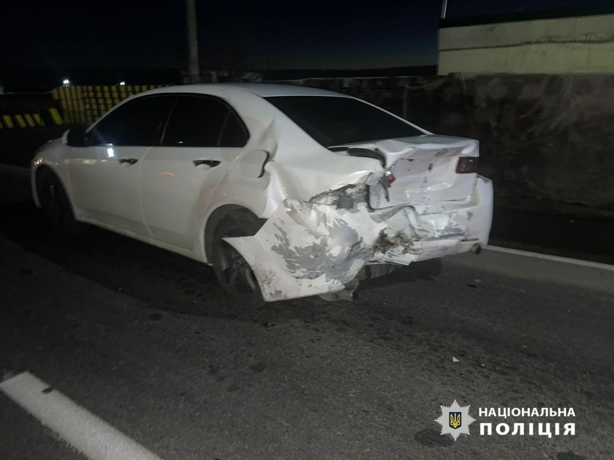 Аварія на блокпосту на Одещині, постраждало четверо людей 