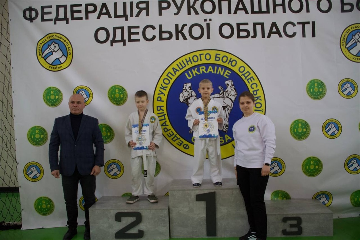 Нагородження призерів турніру з рукопашного бою