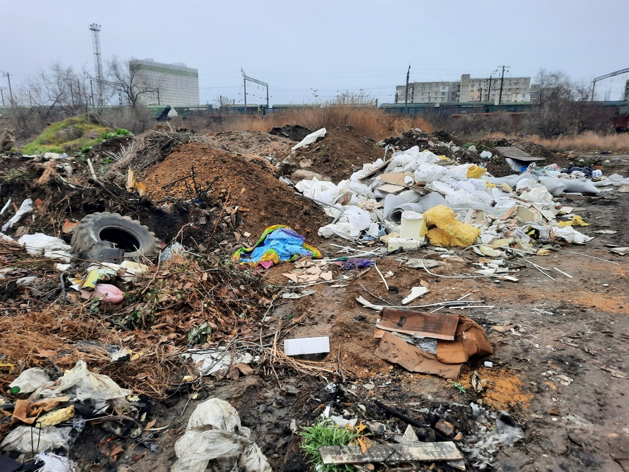 Сміттєзвалище на березі Куяльницького лиману