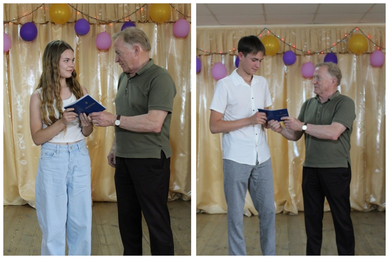 Вручення свідоцтв випускникам мистецької школи Біляївка