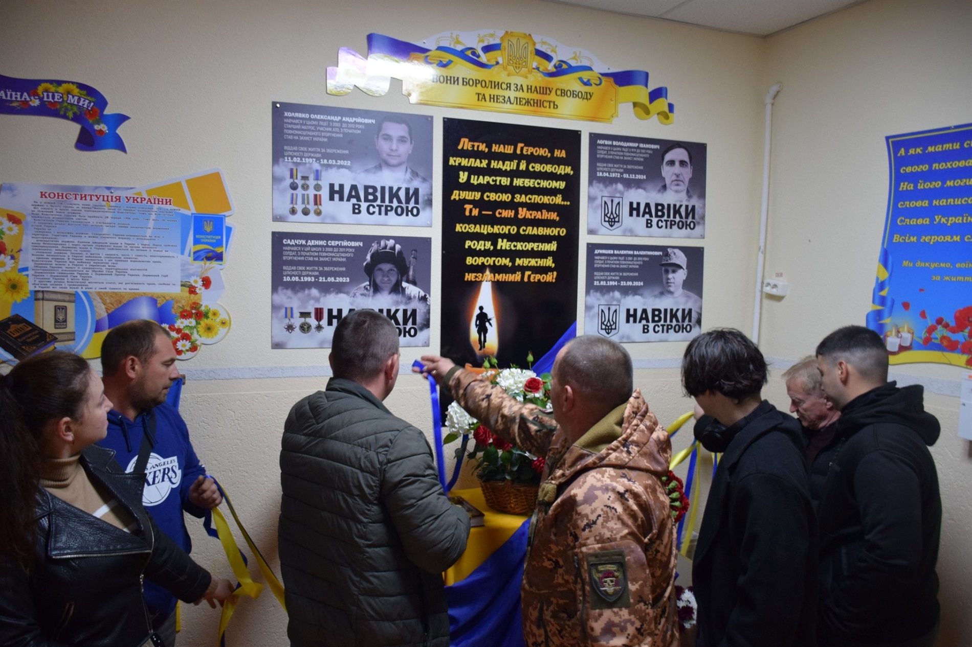 У Біляївському ліцеї №2 відкрили меморіальні дошки випускникам-Героям, які віддали життя за Україну