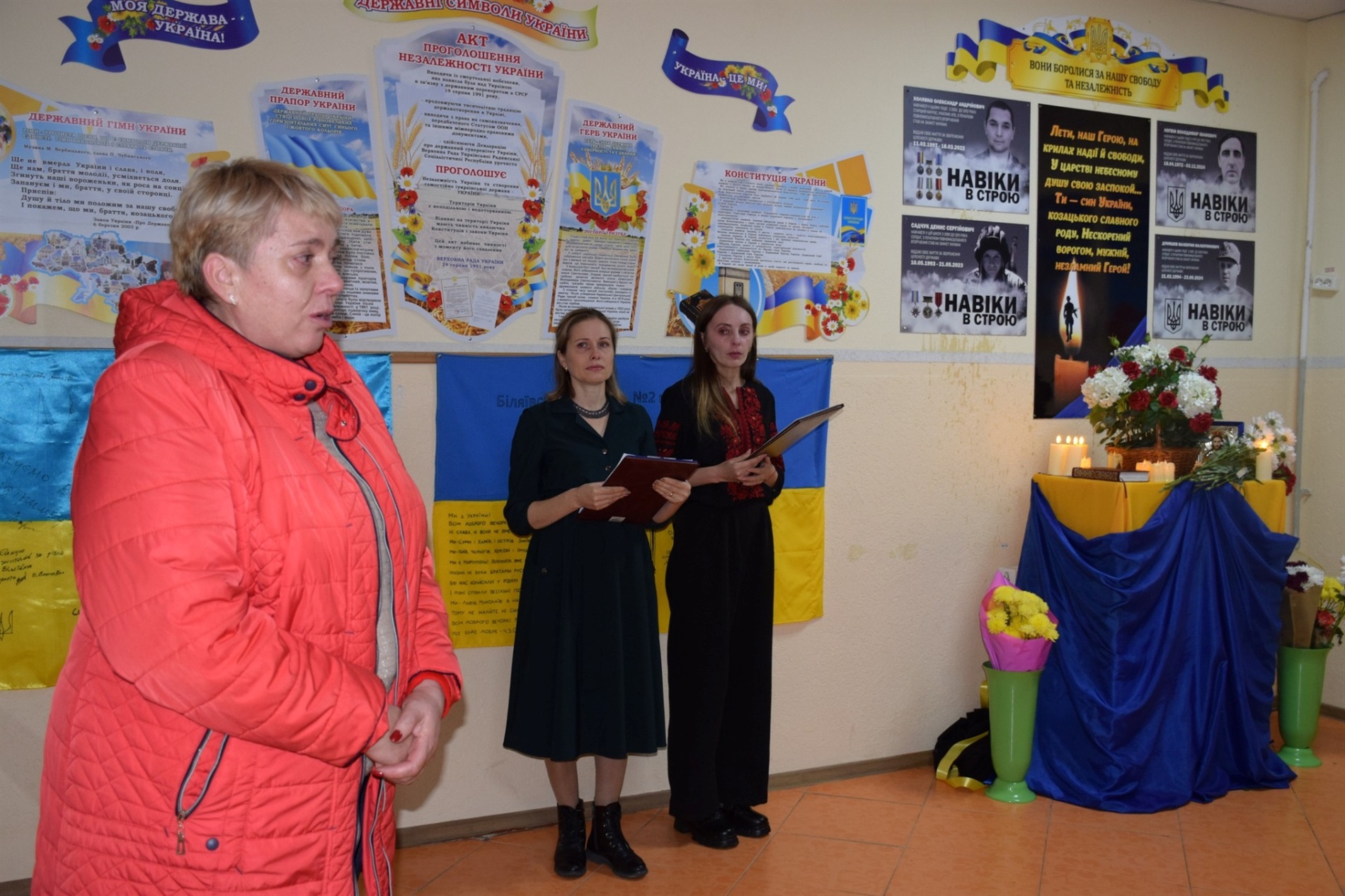 У Біляївському ліцеї №2 відкрили меморіальні дошки випускникам-Героям, які віддали життя за Україну