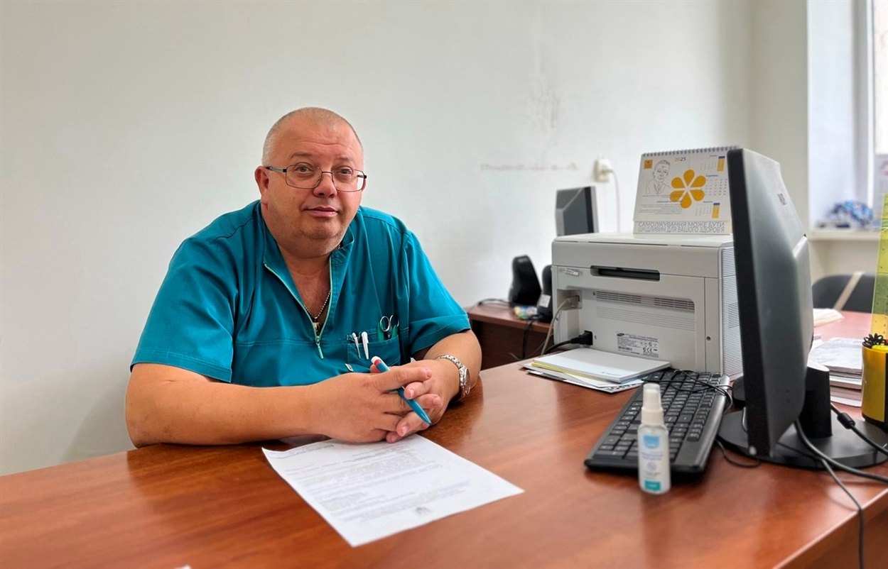 Лікар-травматолог Біляївської лікарні - Валентин Гречанюк