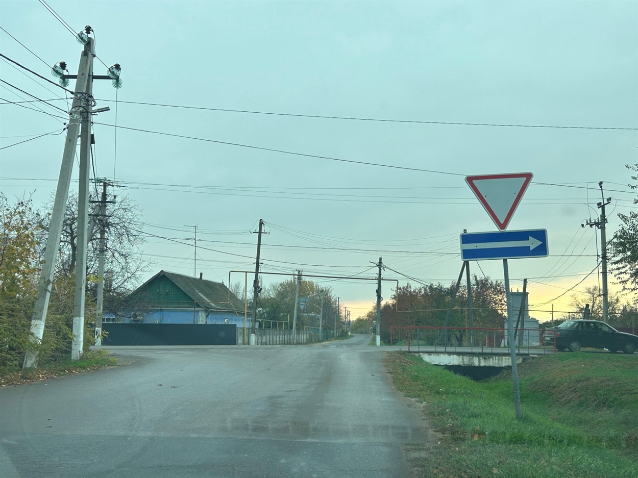 Перехрестя Київська кут Миру у Біляївці