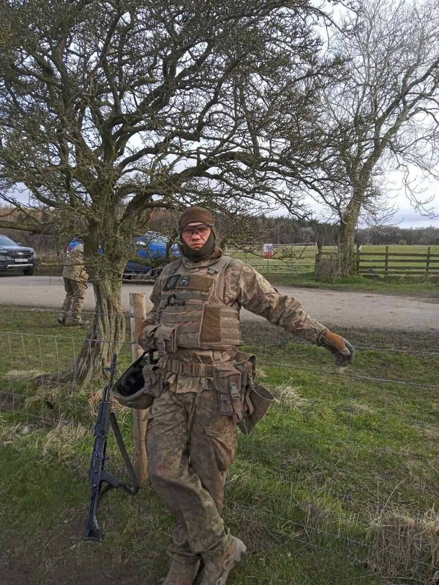 Євген Плохотнюк під час служби 