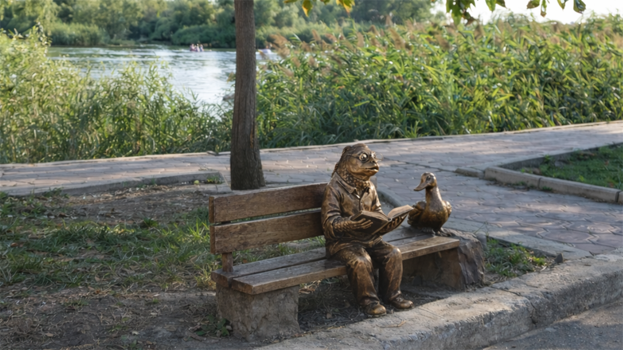 «Життя — як вода: головне не каламутити»: такою могла б бути цитата поруч з карасем-філософом на березі річки