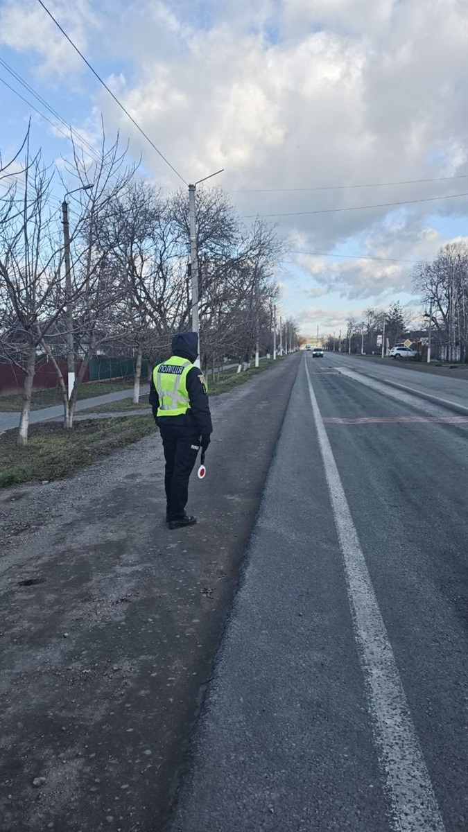 Павло Кучеренко під час патрулювання
