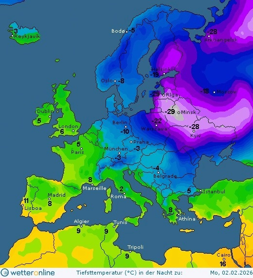 В Україну насуваються сильні морози 