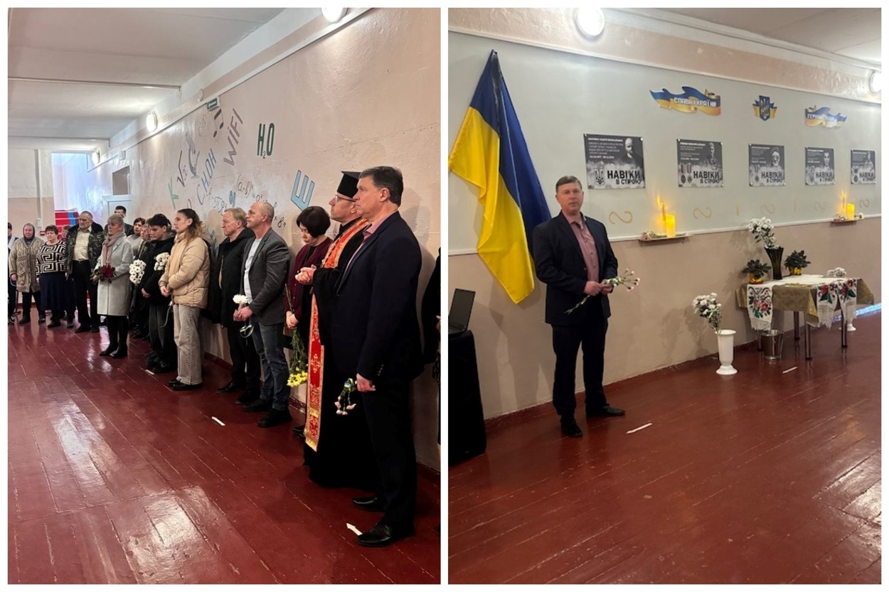 у Майорівській гімназії відкрили меморіальні дошки воїнам-землякам