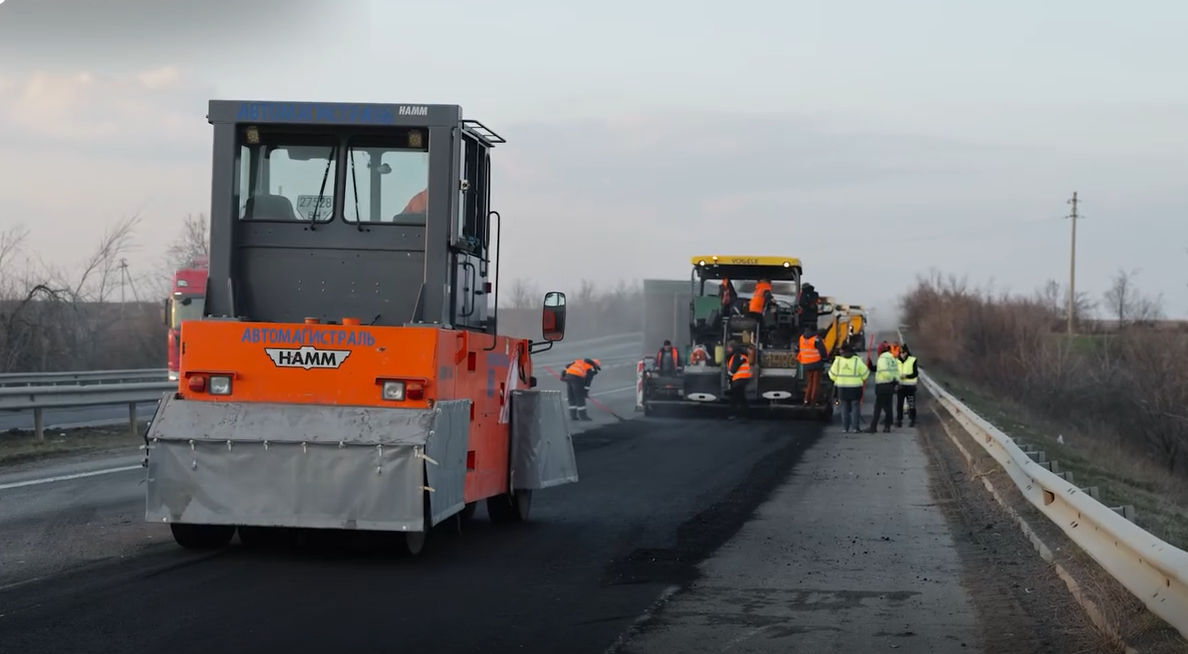 Ремонт доріг Одещина