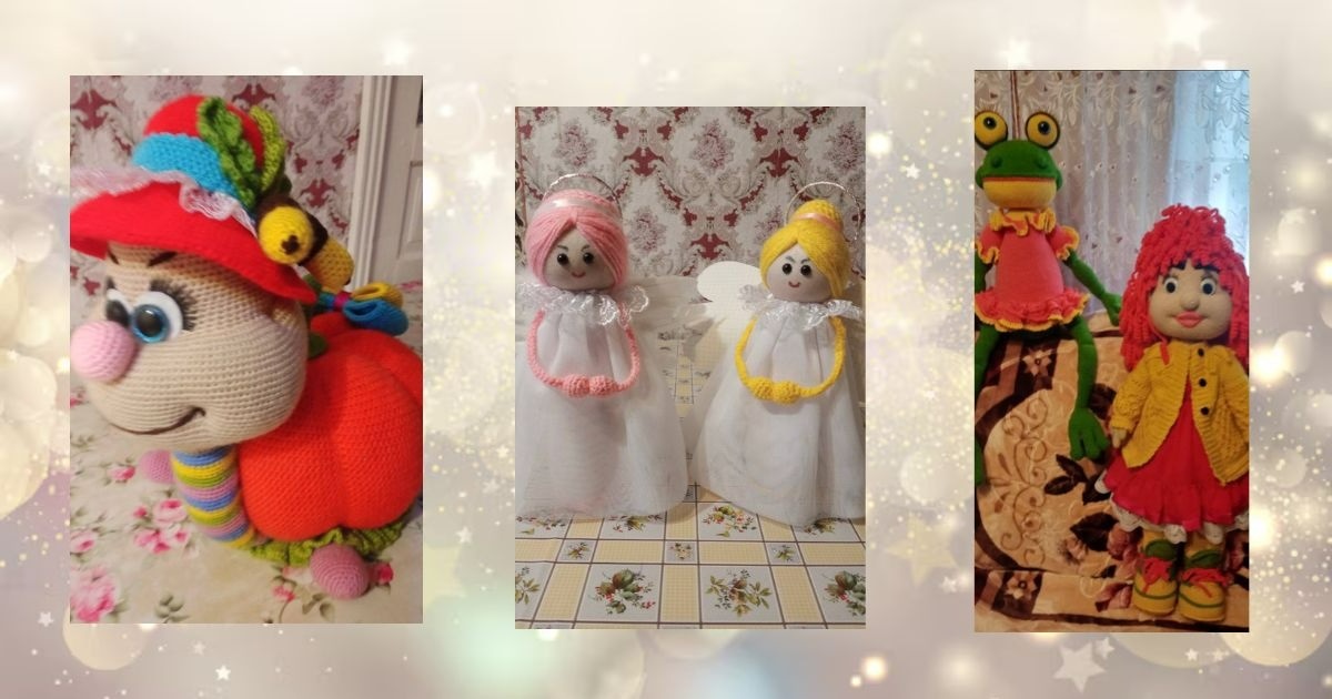 Любов Дибко з Градениць почала в’язати іграшки для онучки: тепер створює десятки хендмейд виробів
