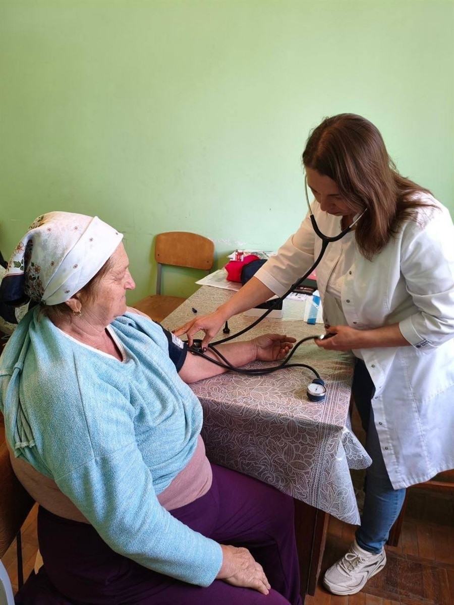 Одне з найчастіших звернень під час прийому у Кагарлику — контроль артеріального тиску