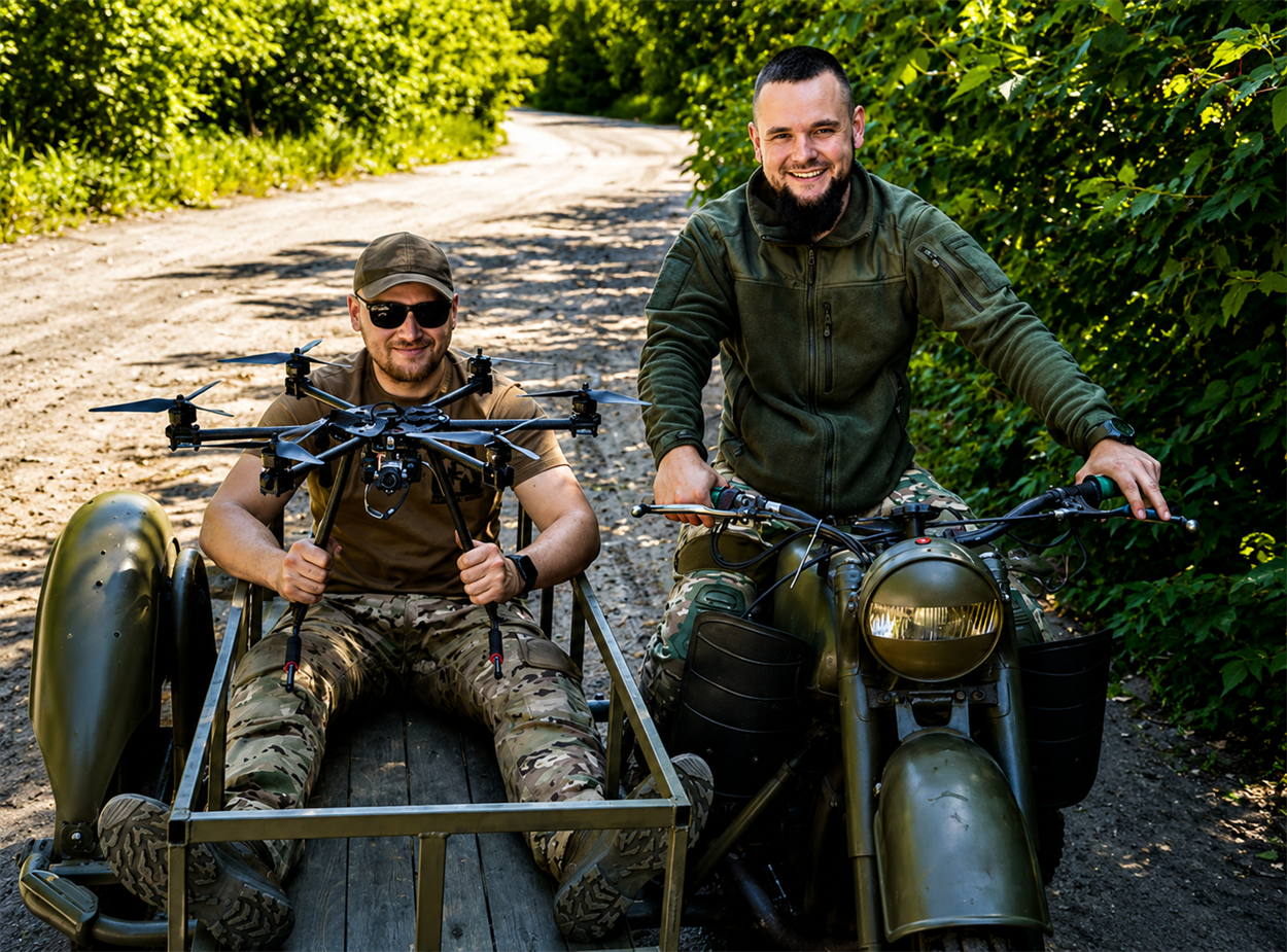 Роман Руденко (праворуч) робив все можливе, щоб захистити нашу країну від ворога