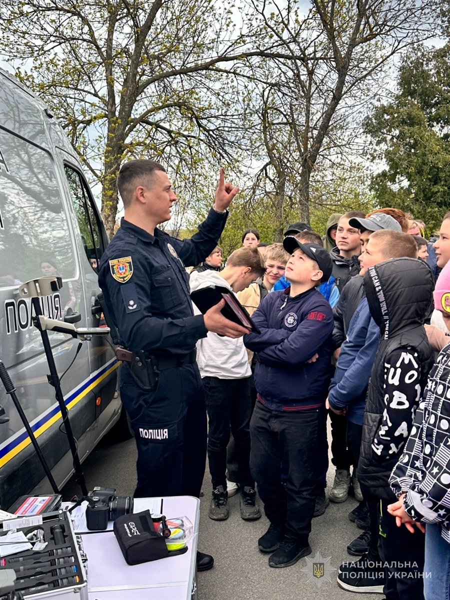 Сліди на «місці злочину»: у Вигодянській громаді провели урок криміналістики