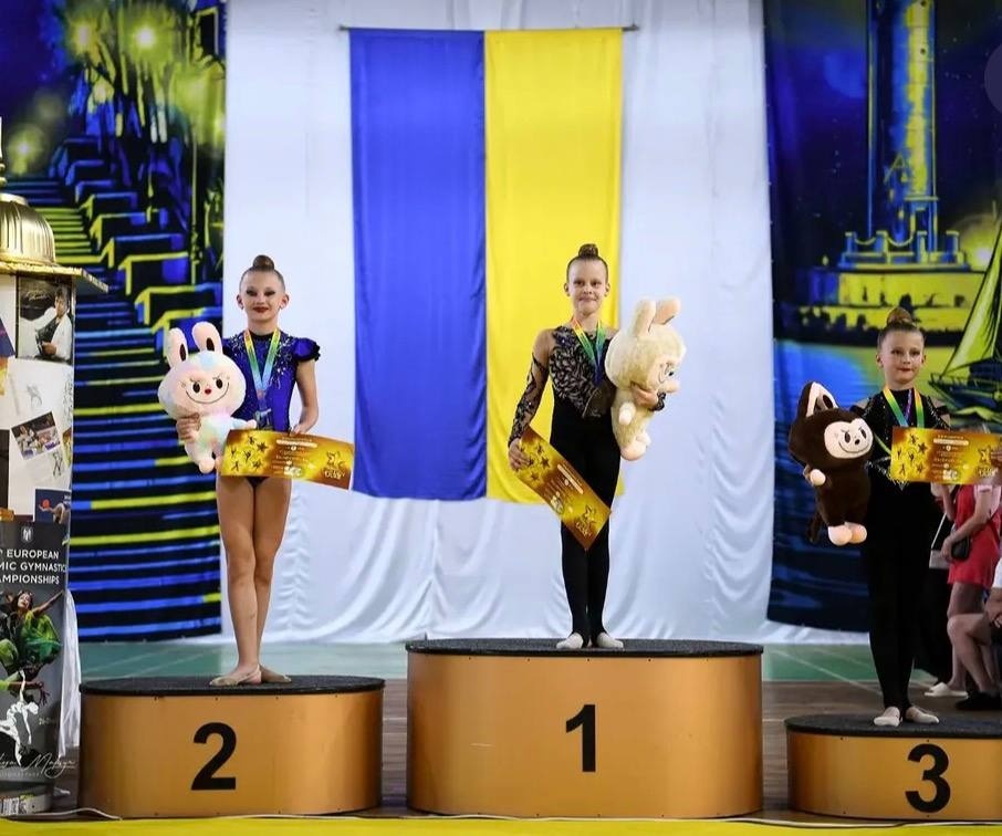 Гімнастки з Біляївки вибороли призові місця на турнірі «Золотий Дюк»