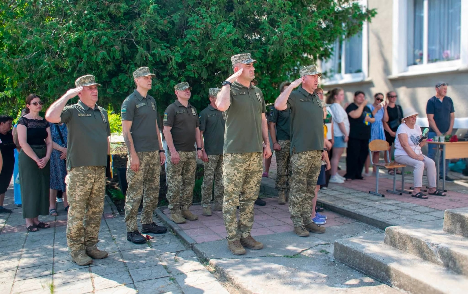 У селі Кам'янка відкрили меморіальну дошку захиснику Миколі Нікітіну