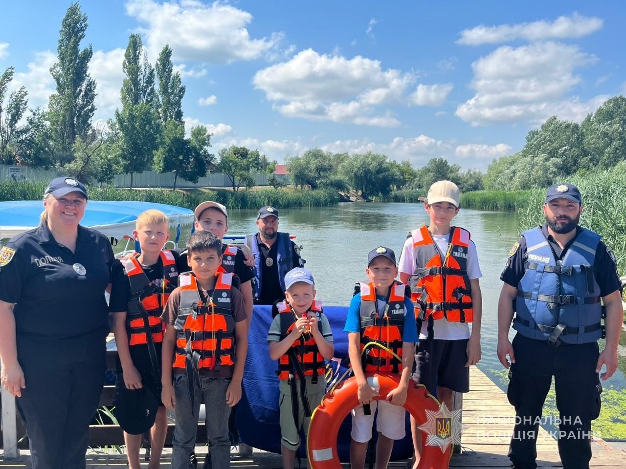 Безпека на воді у Біляївці: поліція провела захід для дітей