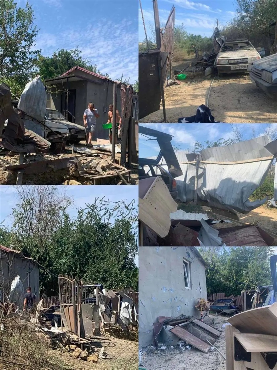 Ворожий удар по Дачненській ОТГ: родина втратила житло