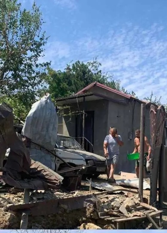 Ворожий удар по Дачненській ОТГ: родина втратила житло