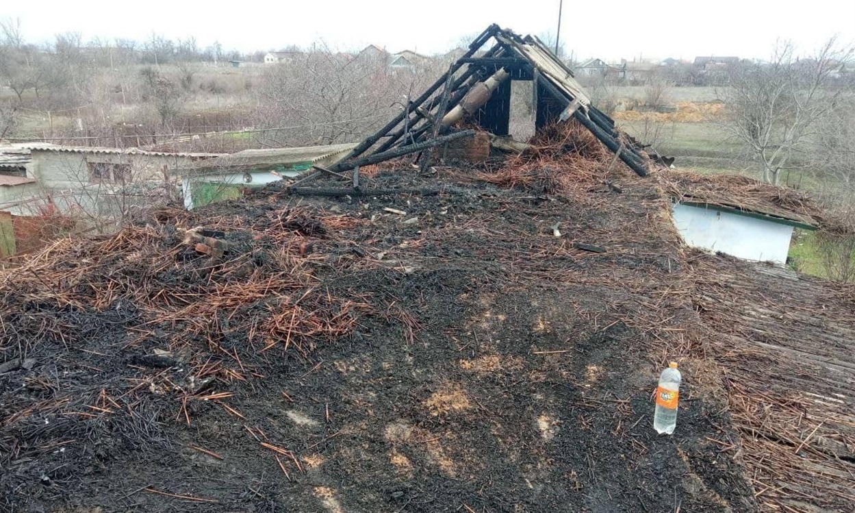 Пожежа у Біляївці 27 грудня