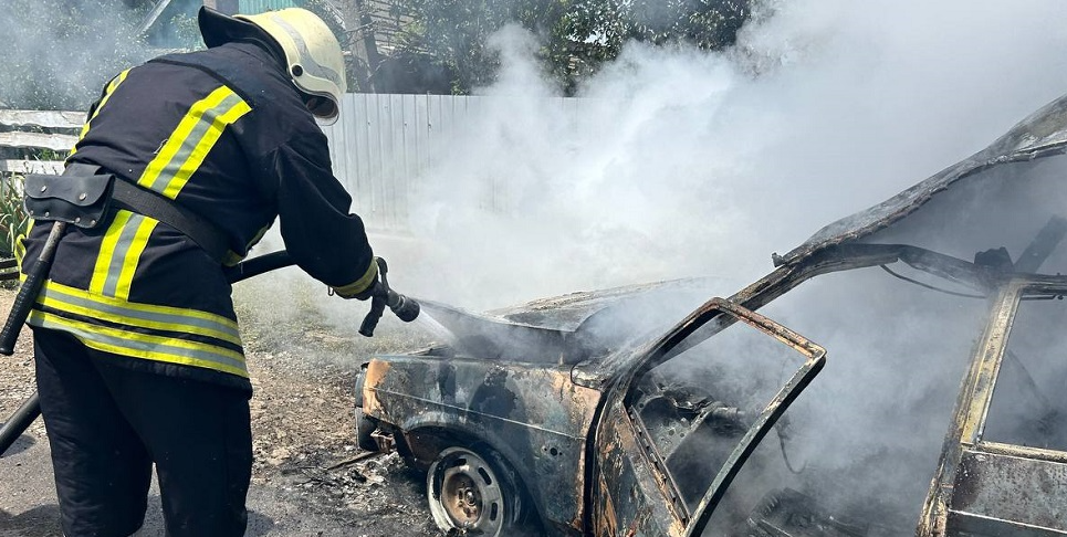 В машині вибухнув газовий балон Одещина