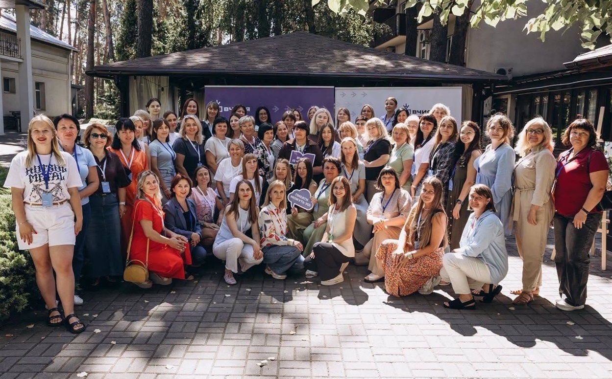 Віра Челпанова під час участі у національному проєкті «Пишемо есе» від ГО «Вчися» в Черкасах