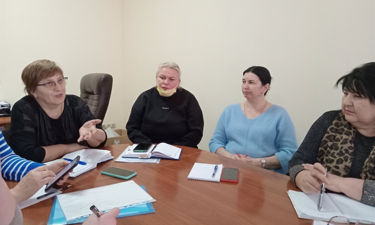 Під час наради з директорами дитячих садочків